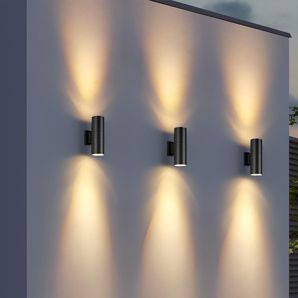 Waterproof Cylinder Up Down LED Outdoor Wall Light