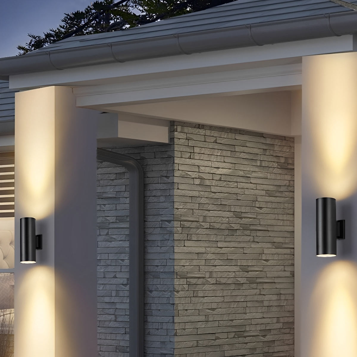 Waterproof Cylinder Up Down LED Outdoor Wall Light