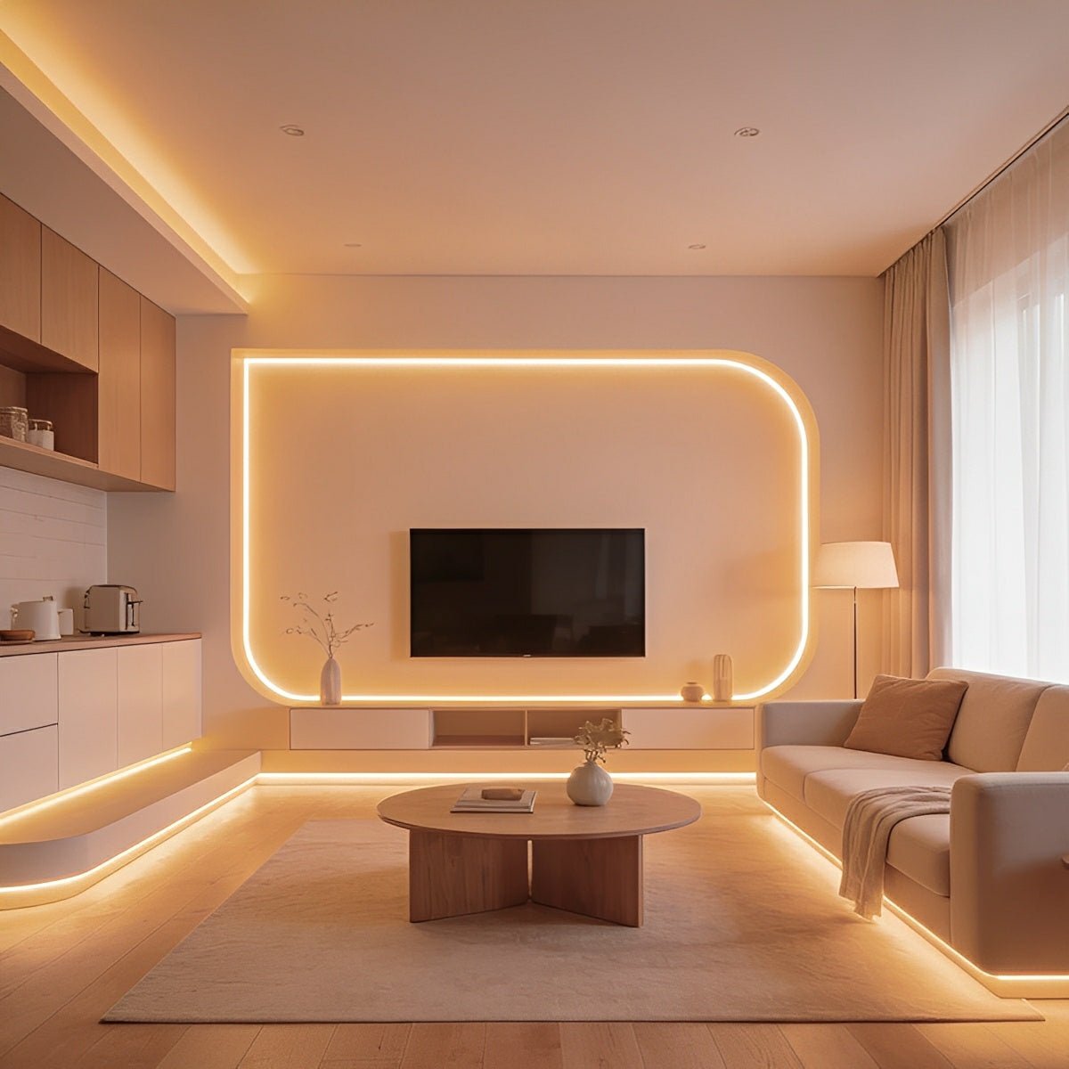 DIY Plug-In Waterproof Recessed Flexible LED Linear Light