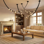 Dew Drops | Glass Pendant Lighting with Flexible Installation | Artistic Design for Modern Spaces