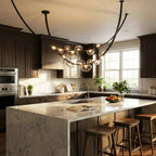 Dew Drops | Glass Pendant Lighting with Flexible Installation | Artistic Design for Modern Spaces