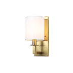 Dimmable Wall Sconce Lighting with Crisp Fabric Shade | Modern Boho Design for Elegant Home Decor