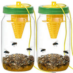 Eco-Friendly Fly Trap Indoor | Reusable Pest Catcher with Natural Bait for Effective Indoor & Outdoor Control