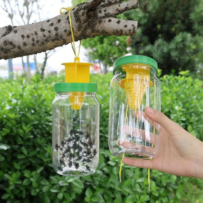 Eco-Friendly Fly Trap Indoor | Reusable Pest Catcher with Natural Bait for Effective Indoor & Outdoor Control