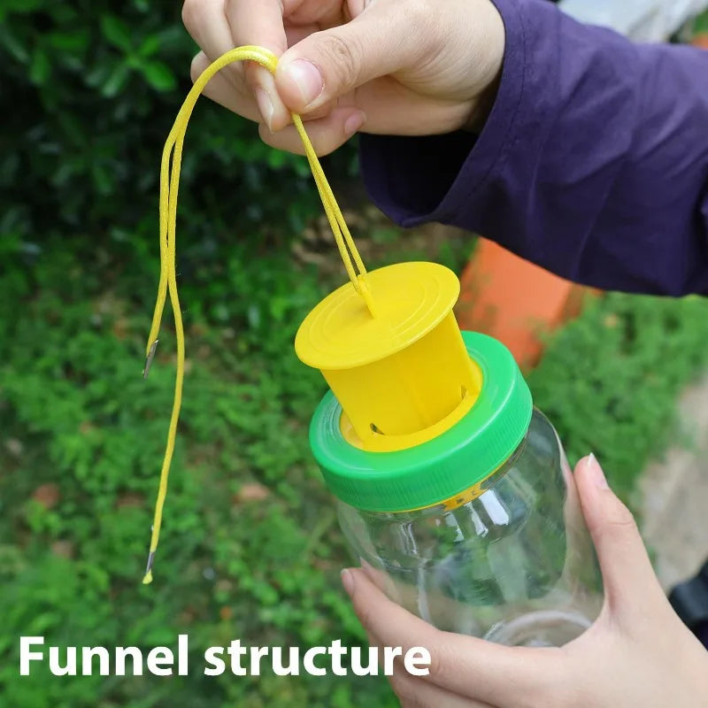 Eco-Friendly Fly Trap Indoor | Reusable Pest Catcher with Natural Bait for Effective Indoor & Outdoor Control