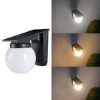 EcoGlow | Solar Outdoor Wall Light with Smart Dimming Feature | Weather-Resistant Design for Effortless Illumination