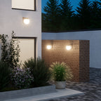 EcoGlow | Solar Outdoor Wall Light with Smart Dimming Feature | Weather-Resistant Design for Effortless Illumination