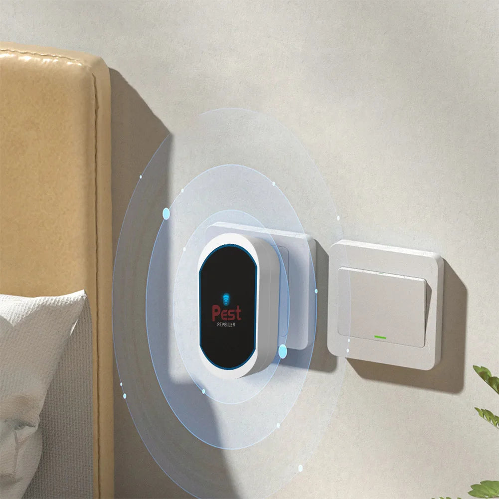 EcoGuard | Ultrasonic Pest Repeller with Advanced Frequency Modulation | Silent & Eco-Friendly Protection for Home