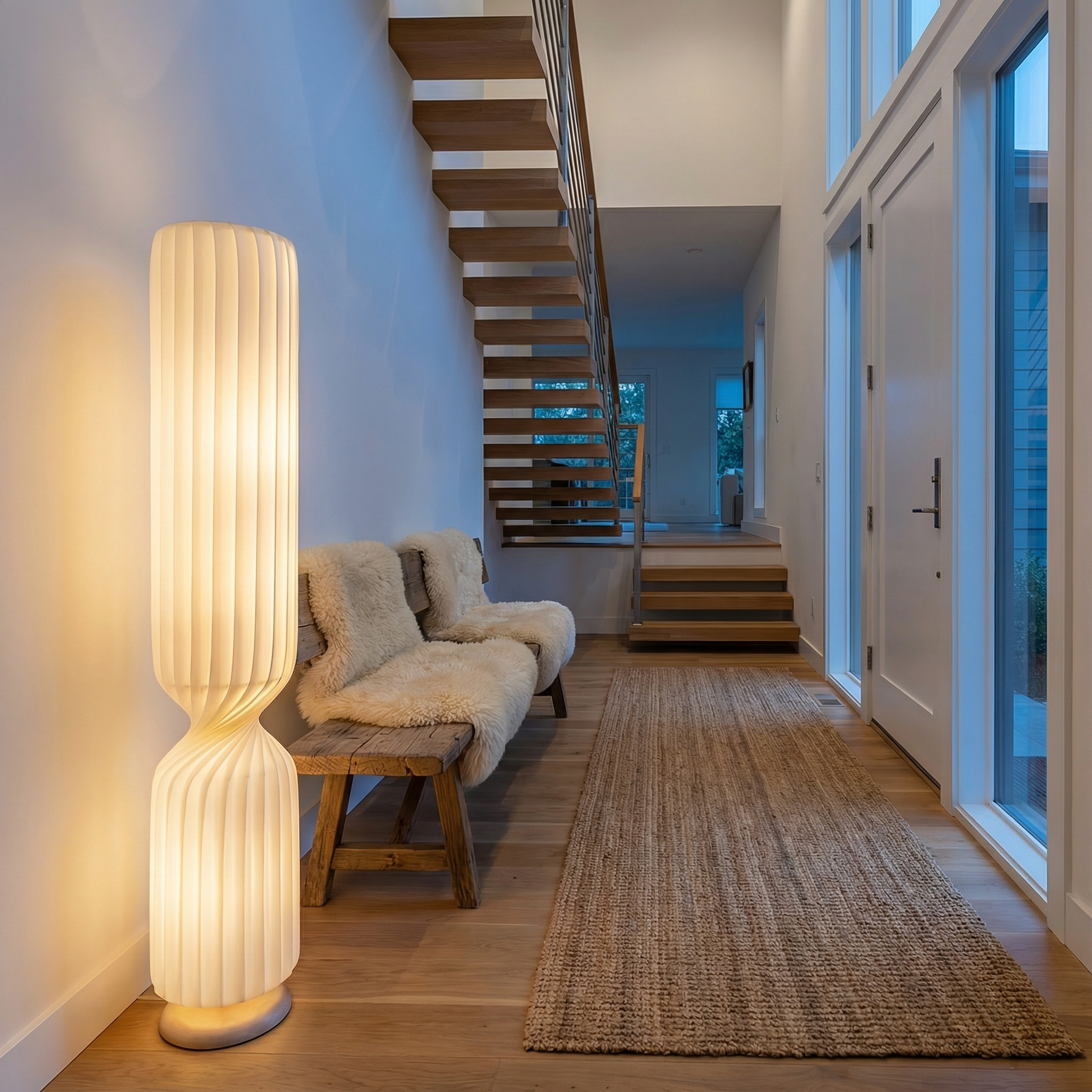 EiraStone | Elegant Modern Floor Lamp for Living Room Ambient Lighting
