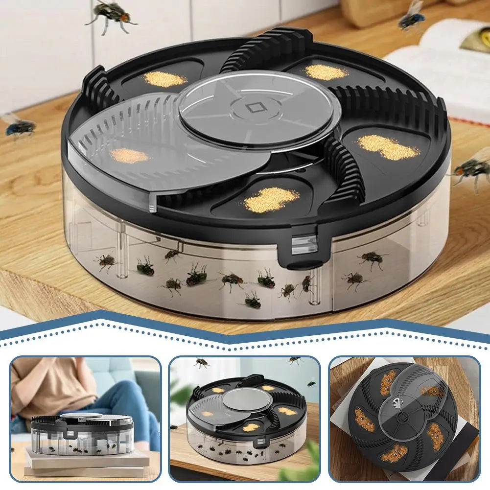 Electric Fly Trap | Automatic Pest Killer with USB Power | Silent Operation for Home Use
