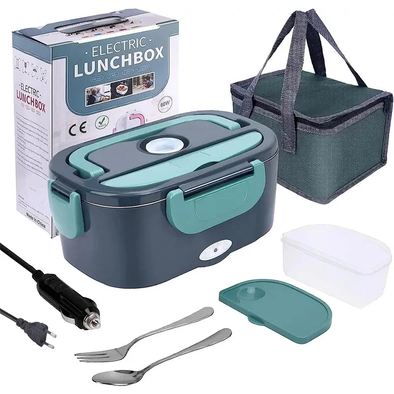 Electric Lunch Box | 1.5L Heated Lunch Box With Fast Heating | Portable & Leak-Proof for Hot Meals Anywhere