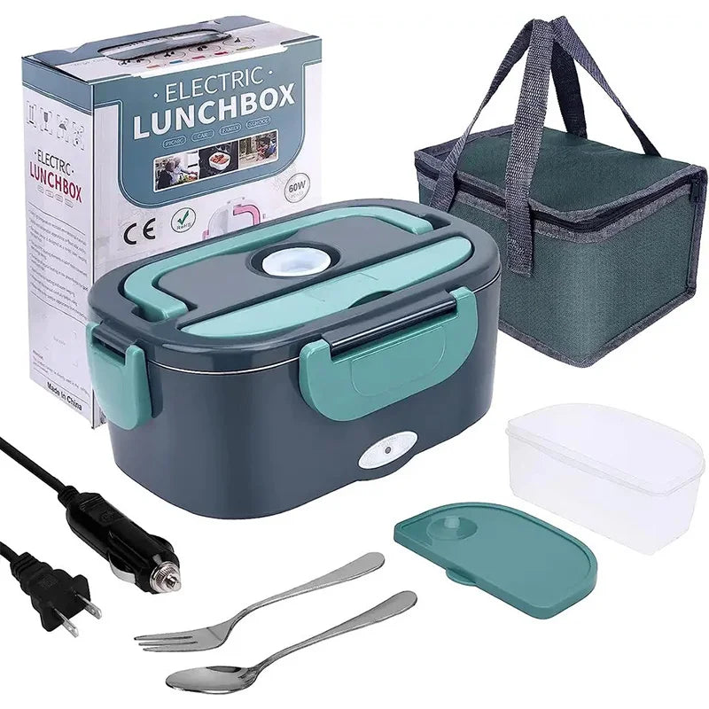 Electric Lunch Box | 1.5L Heated Lunch Box With Fast Heating | Portable & Leak-Proof for Hot Meals Anywhere