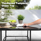 Elegant 5-Piece Outdoor Dining Set with Stackable Textilene Chairs | Durable Patio Table and Chairs for Comfortable Gatherings