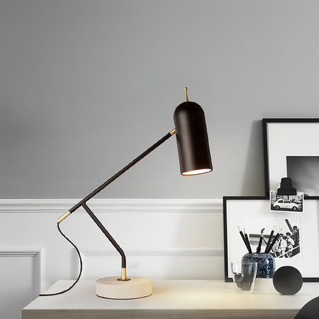 Elegant Black Desk Lamp | Modern Minimalist Design with Dimmable LED | Versatile Lighting for Home and Office