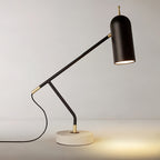Elegant Black Desk Lamp | Modern Minimalist Design with Dimmable LED | Versatile Lighting for Home and Office