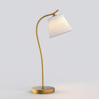 Elegant Gooseneck Desk Lamp with Adjustable Cone Shade for Cozy Lighting