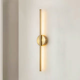 Cylinder wall sconce for bedroom lighting with adjustable dimmable warm light