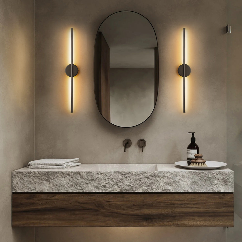 Elegant LED Wall Sconce | Dimmable Cylinder Design with 3000K Warm Light for Cozy Ambiance