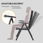 Elegant Outdoor Dining Set | Aluminum Table & Padded Chairs | Weather-Resistant Design for Garden & Patio Dining