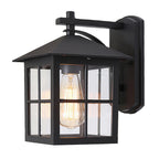 Elegant Outdoor Wall Lantern with Durable Metal Frame | Timeless Vintage Design for Patios and Entryways