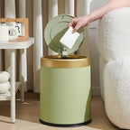Elegant Oval Kitchen Trash Can with Odour-Sealing Lid | Stylish Solution for Modern Interiors