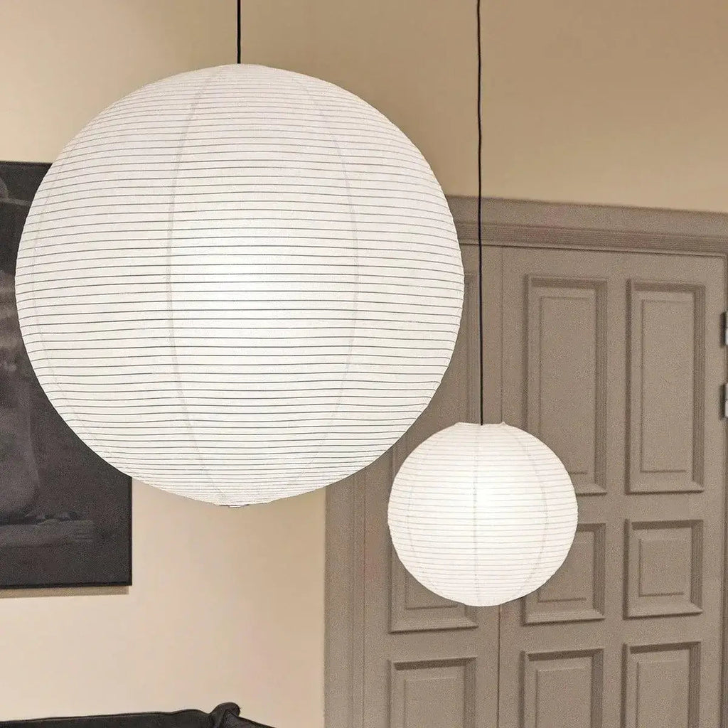 Elegant Pendant Light | Japanese Handcrafted Design with Modern Aesthetics | White Lantern for Kitchen and Home Decor