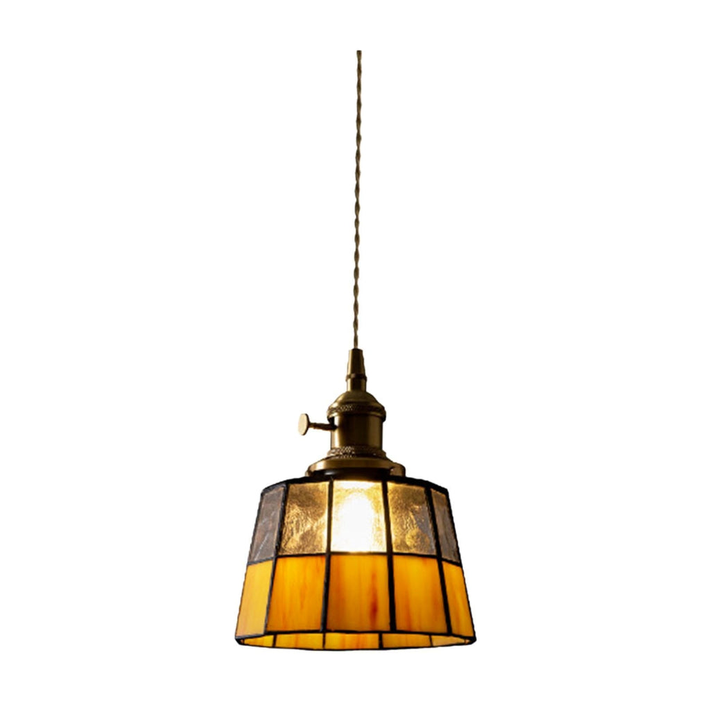Elegant Stained Glass Pendant Light | Unique Kitchen Pendant Lighting for Timeless Home Decor