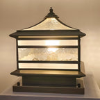 Elegant Stone Pillar Solar Lights | Dual Power Options with Vintage Design | Durable Outdoor Lighting for Garden Ambiance