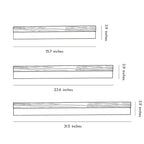 Elegant Vanity Light Bar | Soft LED Bathroom Lighting with Natural Wood Finish for Cozy Ambiance