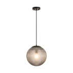 Elegant Vintage | Glass Pendant Light with Diamond Pattern Shade | Adjustable Height for Modern Kitchen Spaces
