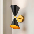 Elegant Wall Sconce Lighting | Mid-Century 2-Light Dimmable Fixture | Adjustable Design for Modern Home Decor