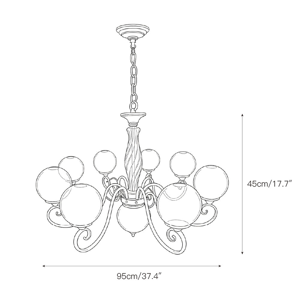 Evelyn chandelier