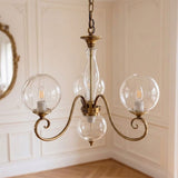 Evelyn chandelier clear