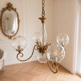 Evelyn chandelier clear