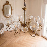 Evelyn chandelier clear