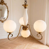 Evelyn chandelier white