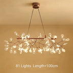 Firefly Sputnik Chandelier – Crossbar Pendant Light with Candle-Style LEDs