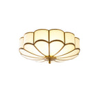 Flower-Shaped Glass Ceiling Lamp - Elegant Floral Lighting Fixture
