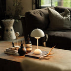 Flowerpot Portable Table Lamp Rechargeable Cordless LED Lamp with Touch Dimming