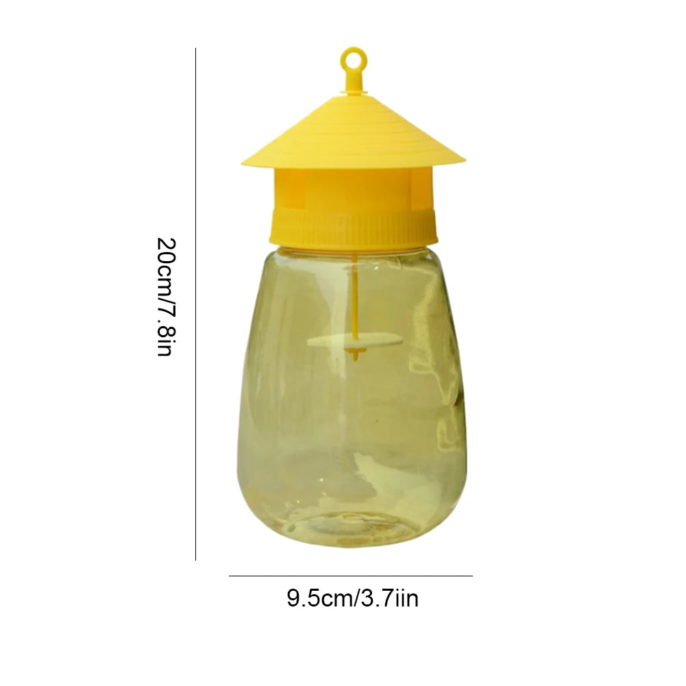 Garden Guardian | Pest Control Trap & Fly Catcher with Scent Lure | Reusable Solution for Outdoor Fruit Fly Management