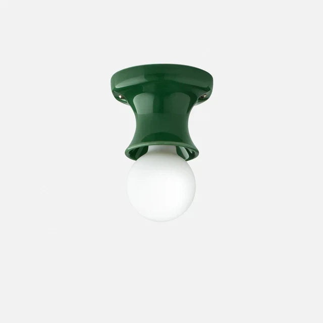 Jenna ceramic flush mount in juniper