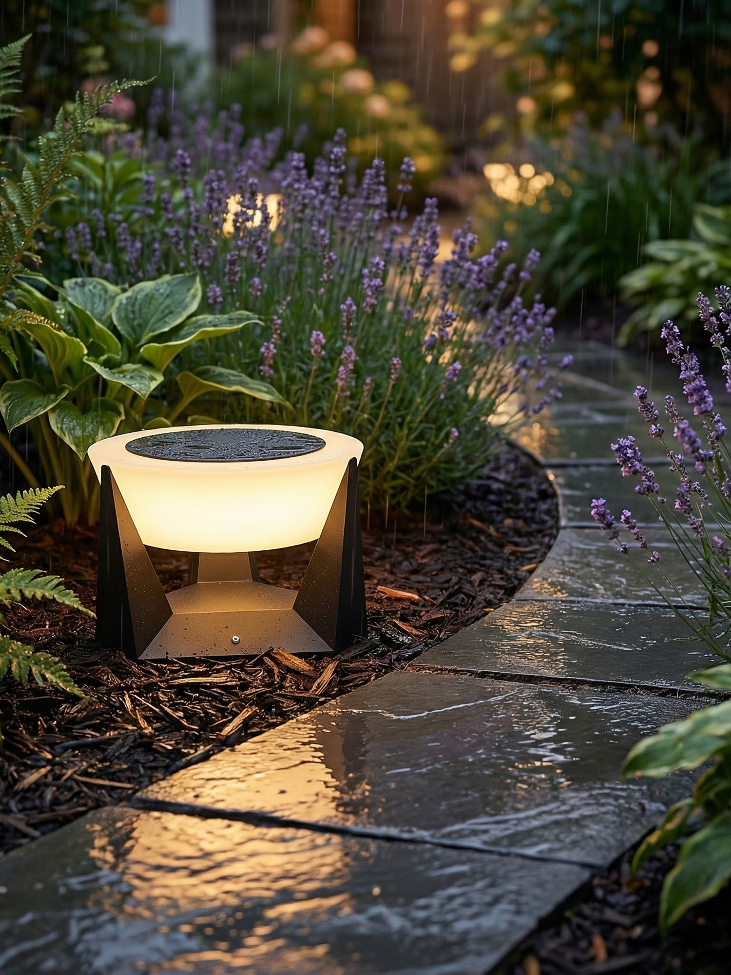 HaloGlow – Solar-Akzentleuchte für außen, IP65