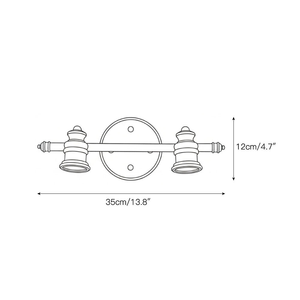 Halophane wall lamp