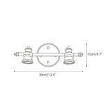 Halophane wall lamp
