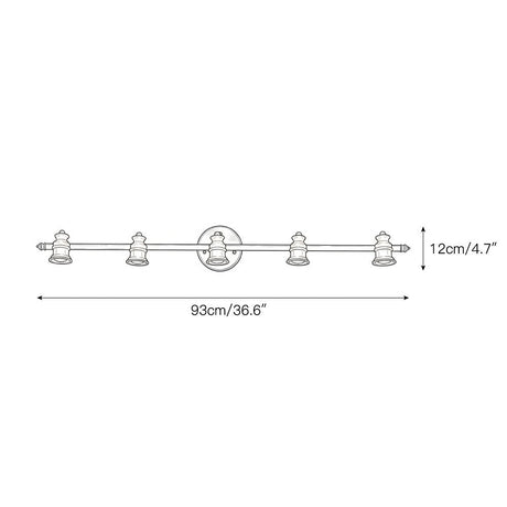 Halophane wall lamp