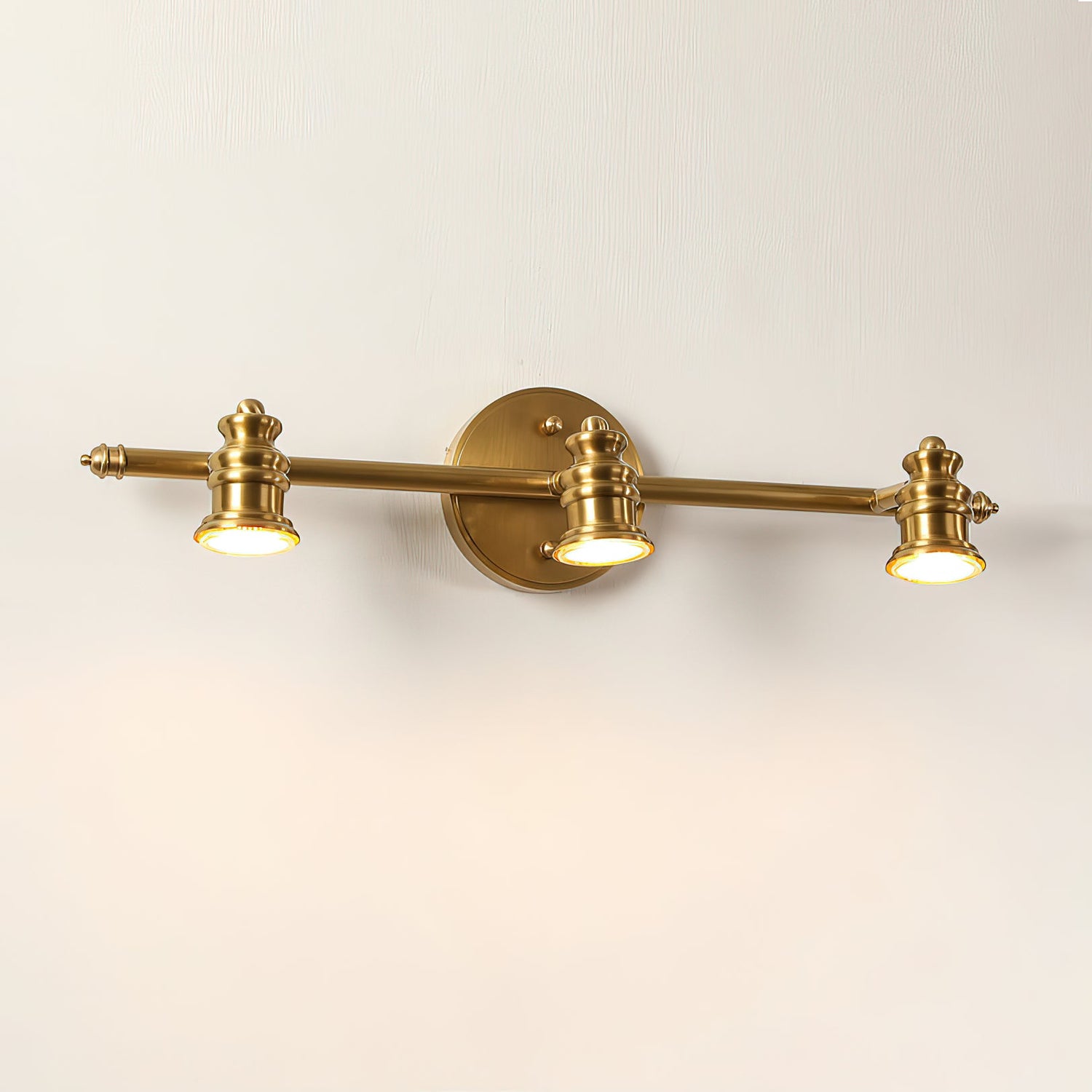Halophane wall lamp