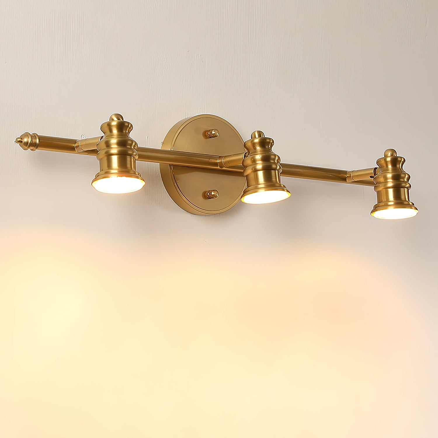 Halophane wall lamp