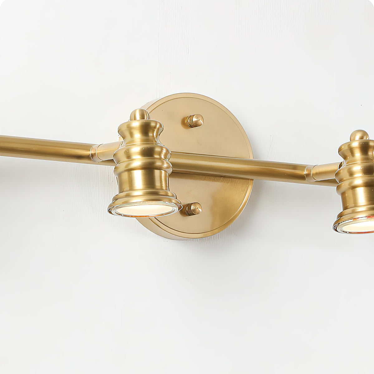 Halophane wall lamp