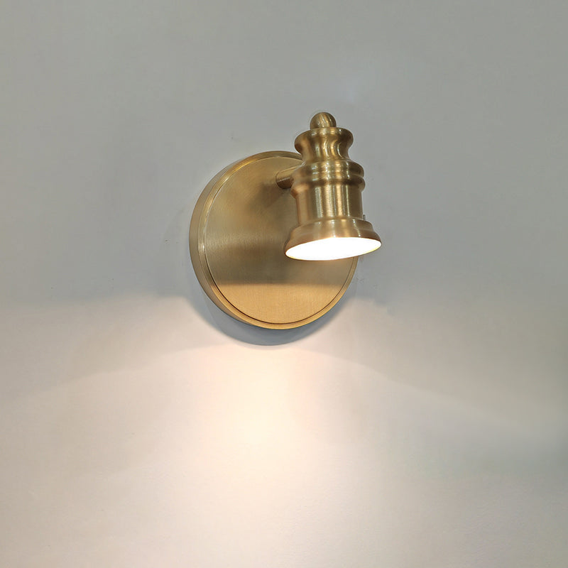 Halophane wall lamp