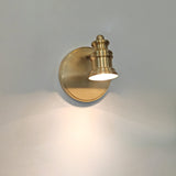 Halophane wall lamp